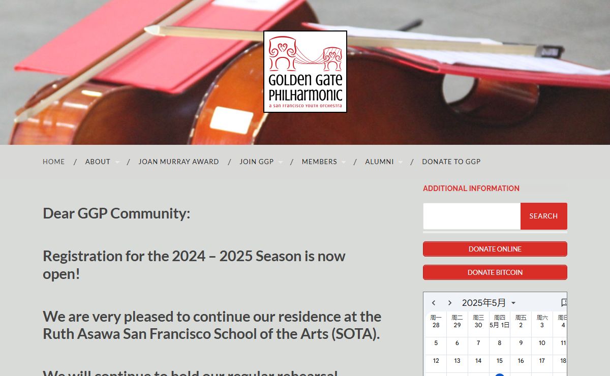 Home - Golden Gate Philharmonic