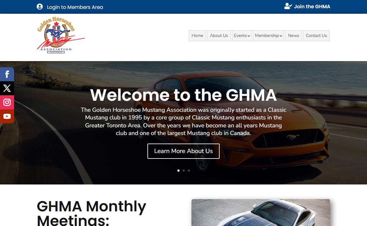 Home - GHMA All Years Mustang Club