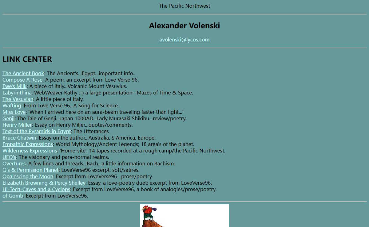 Volenski's page