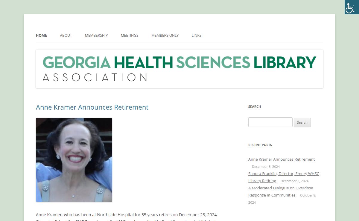 Georgia Health Sciences Library Association (GHSLA) | GHSLA is a statewide health sciences library consortium with members from all regions of Georgia.