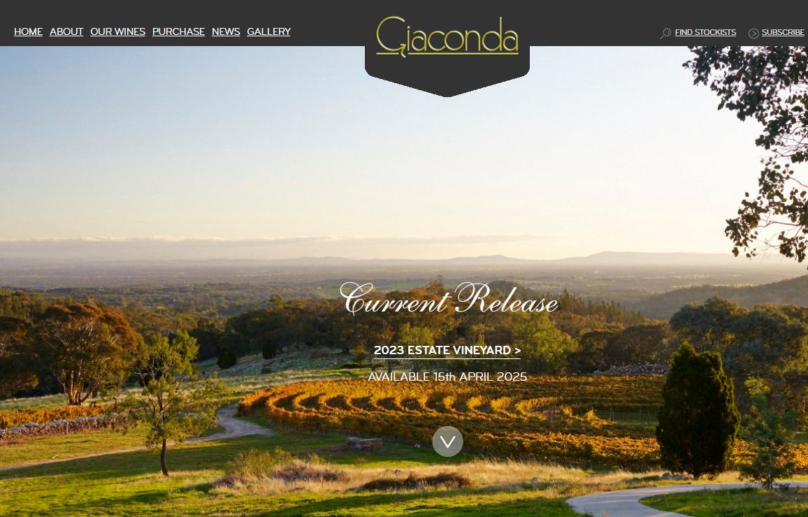 Giaconda vineyard and winery - Beechworth, Victoria, Australia