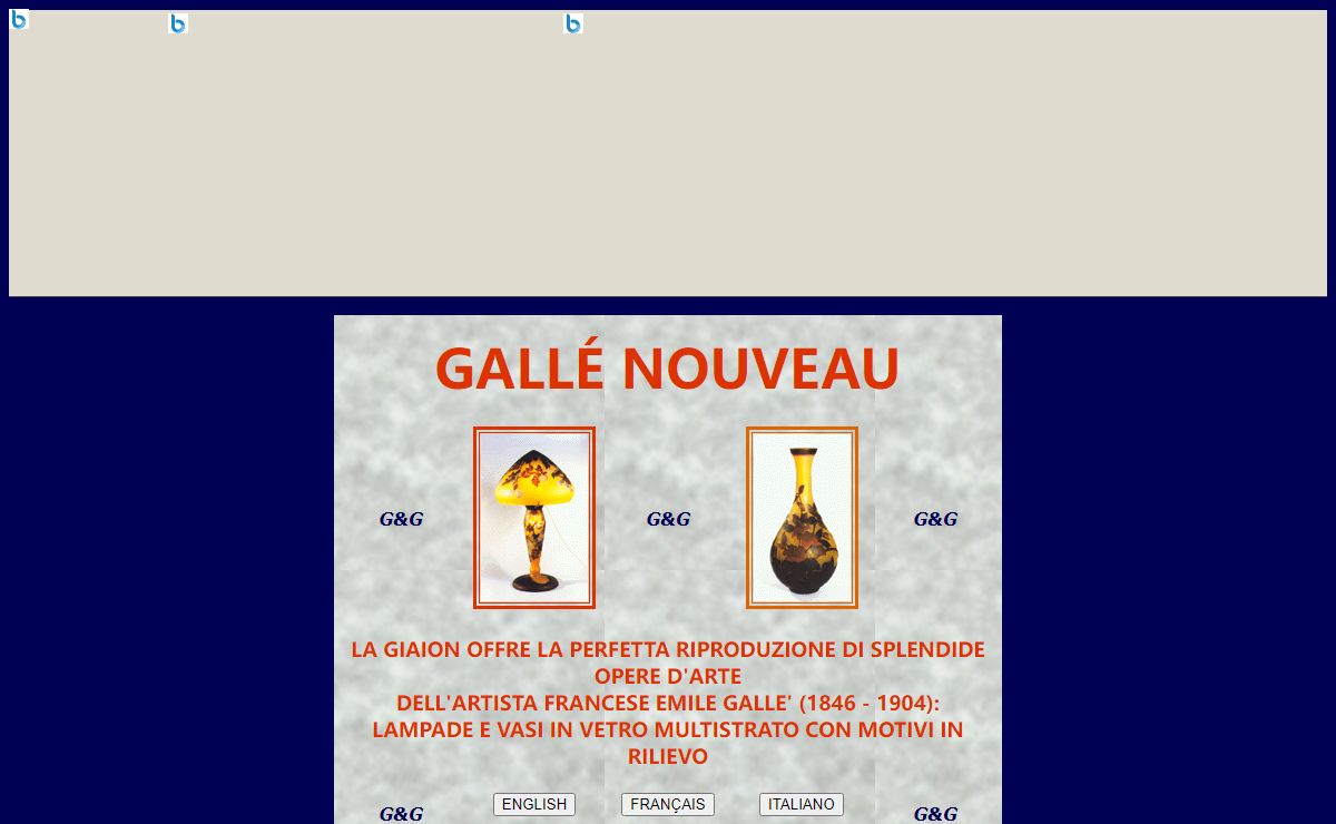 GALLÉ NOUVEAU