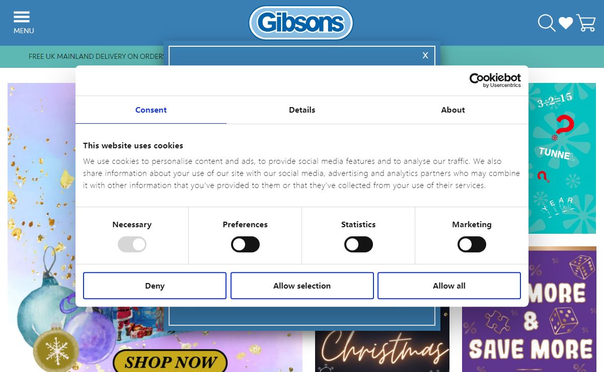 Gibsons Games - Jigsaws, Puzzles and Games for All Ages