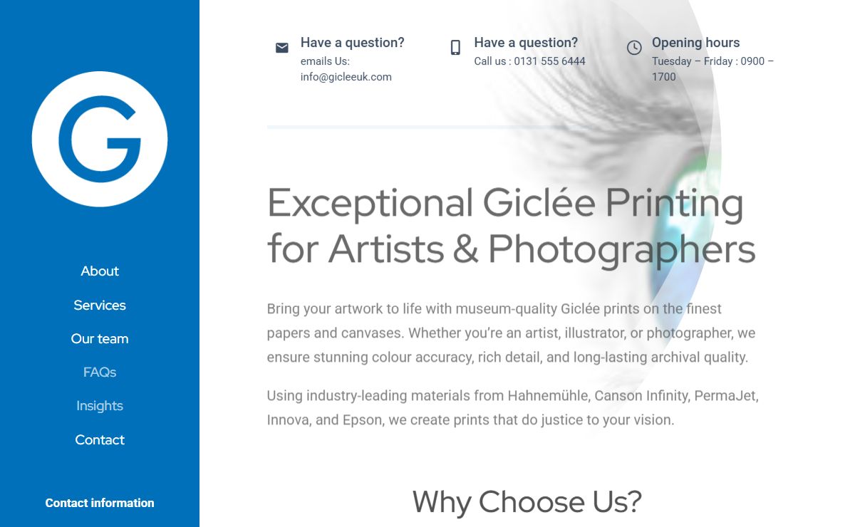 Giclee UK Fine Art Printers - Giclée UK - Printing