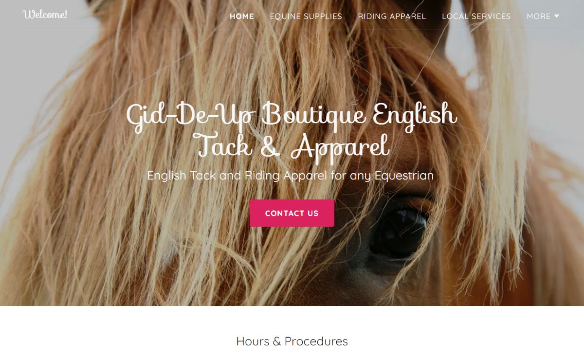Gid-De-Up Boutique - English Tack, Equestrian, Riding Apparel