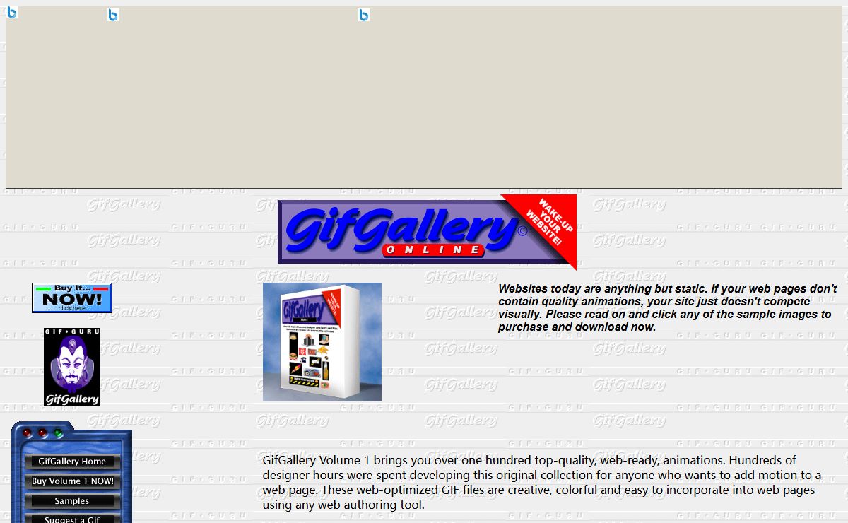 Gif Guru's GifGallery Website - Over 100 animated GIFs!