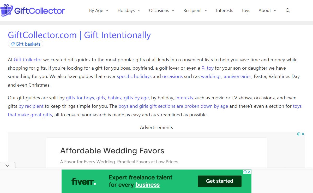 Gift Collector | Gift Intentionally