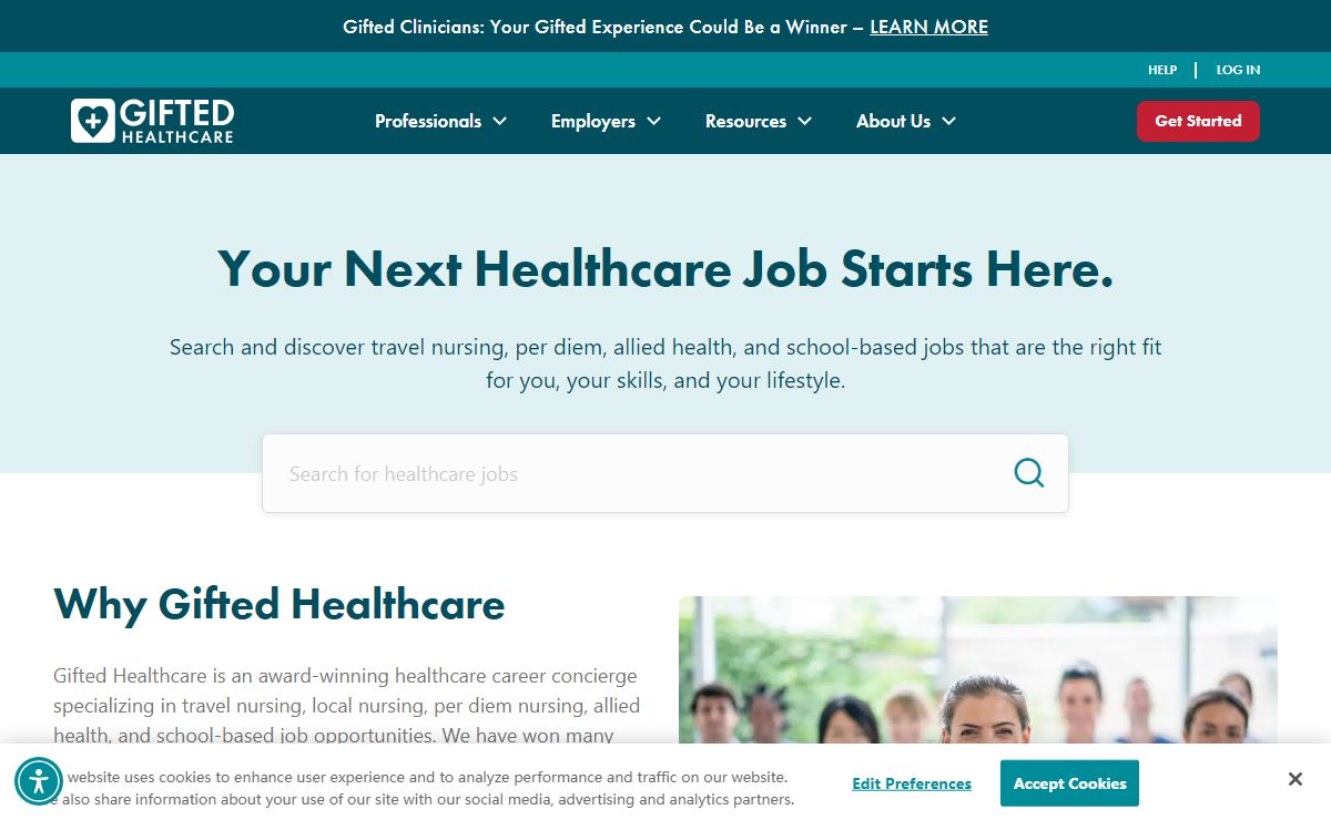 Award Winning Travel Nursing Agency | Gifted Healthcare