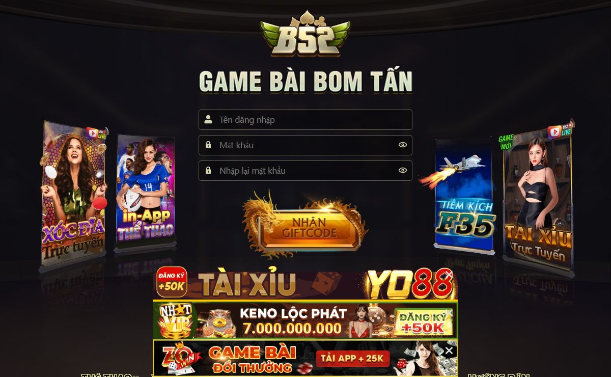 Nhà Cái B52 Club - Cổng Game B52 Play - Link Đăng Nhập