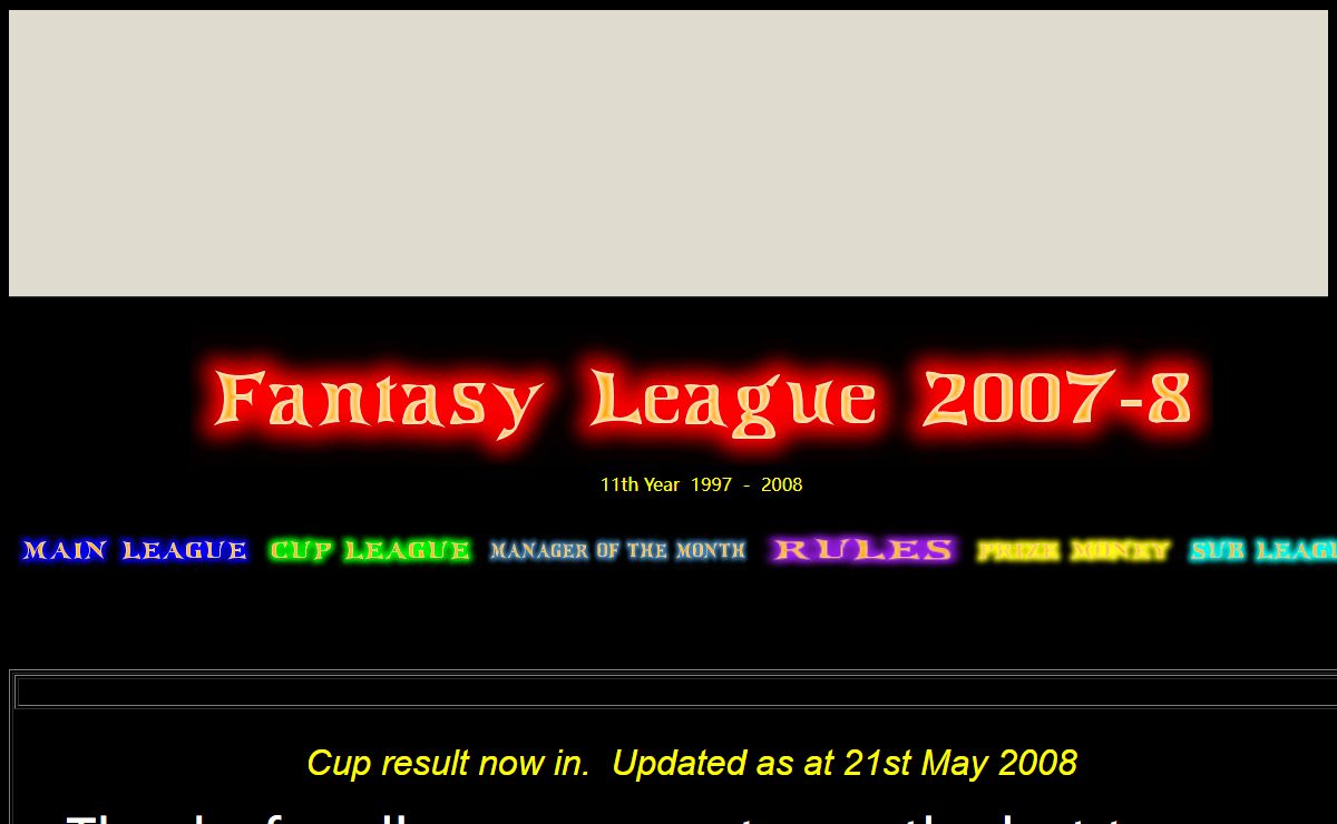 Fantasy League