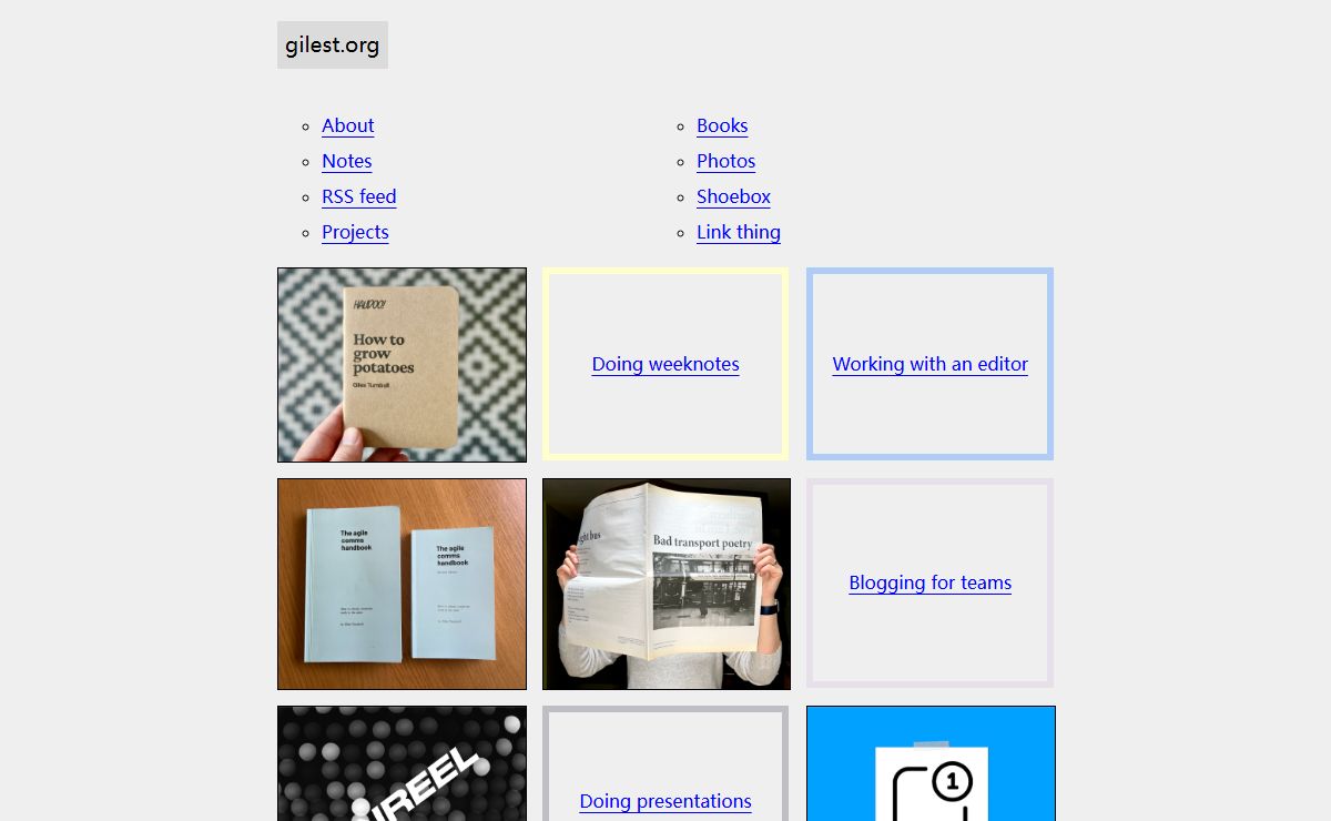 Giles Turnbull's website