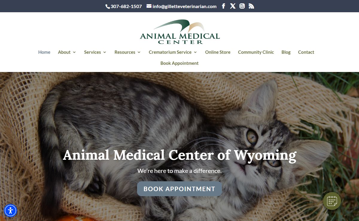 Your Gillette Veterinarian at Animal Medical Center of Wyoming - Gillette, WY