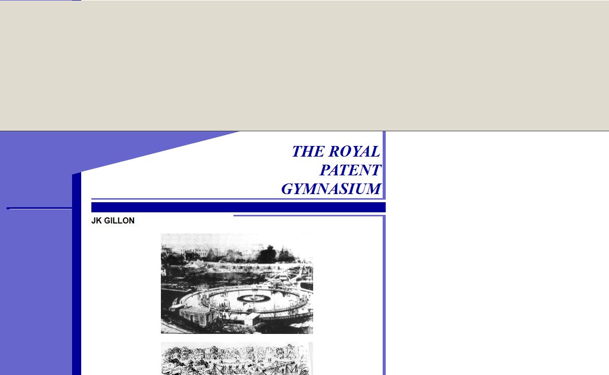 THE ROYAL PATENT GYMNASIUM