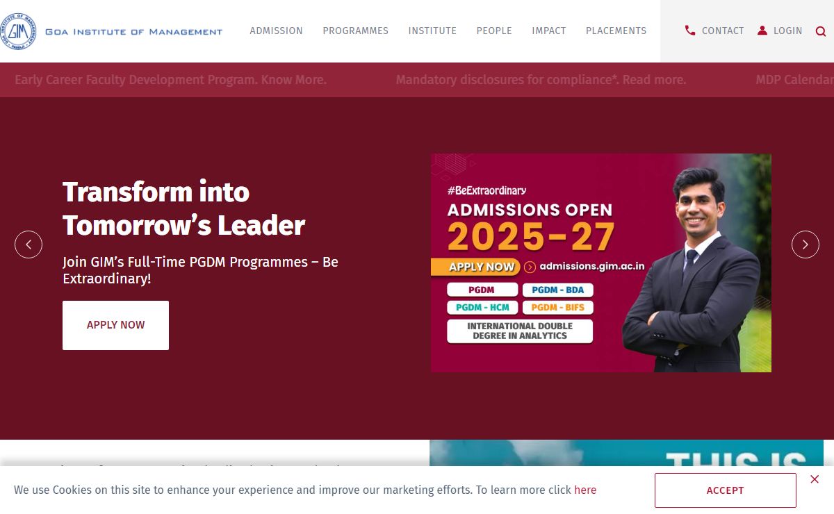 Goa Institute of Management | India's Top B-School