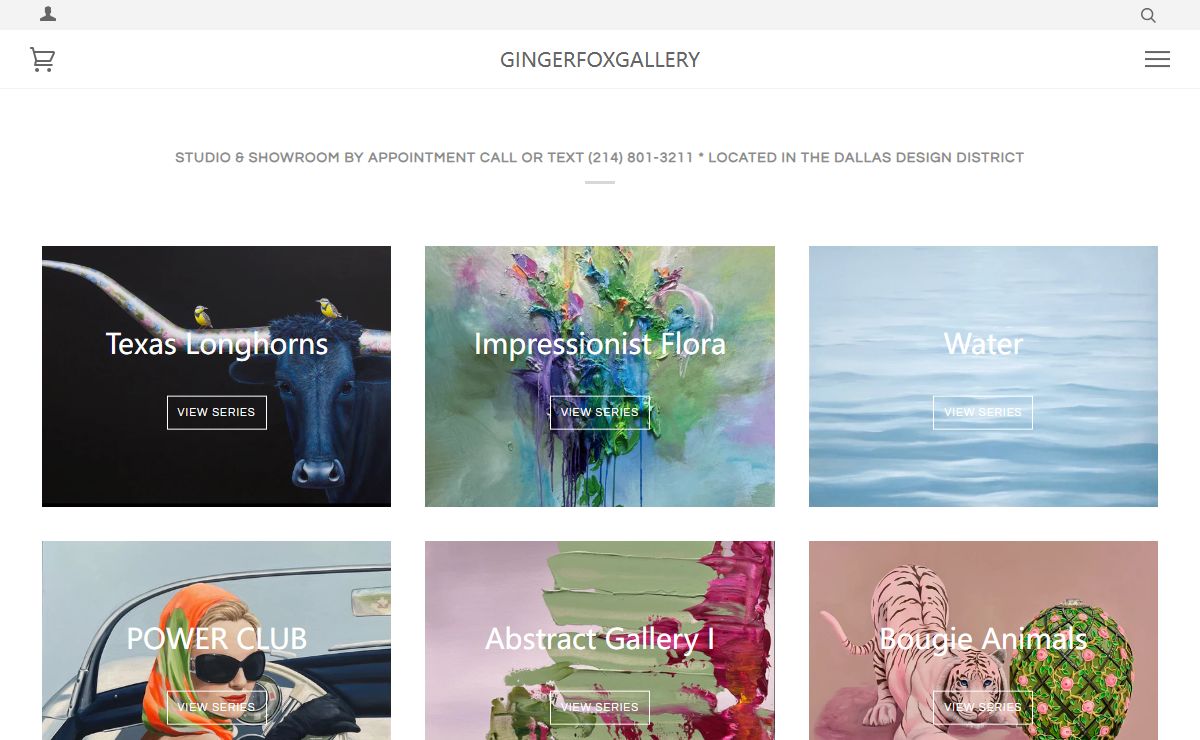 Art Studio • Showroom • Art Gallery – GINGERFOXGALLERY
