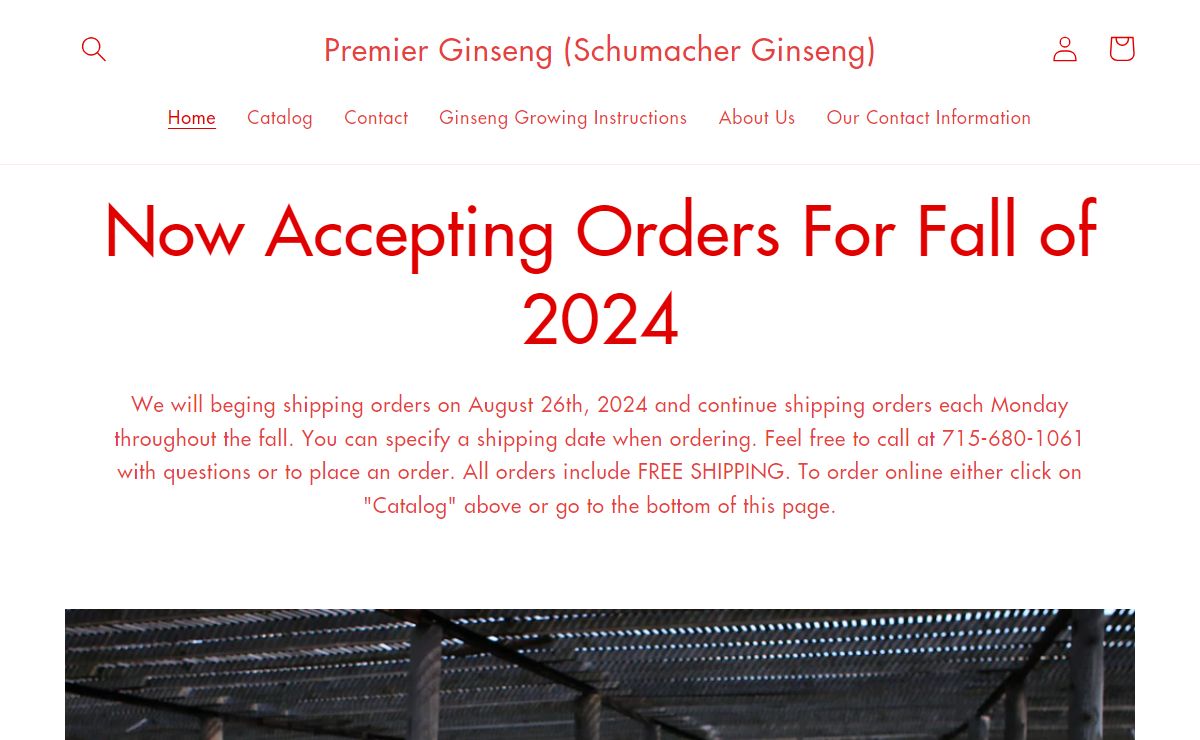 Premier Ginseng (Schumacher Ginseng)