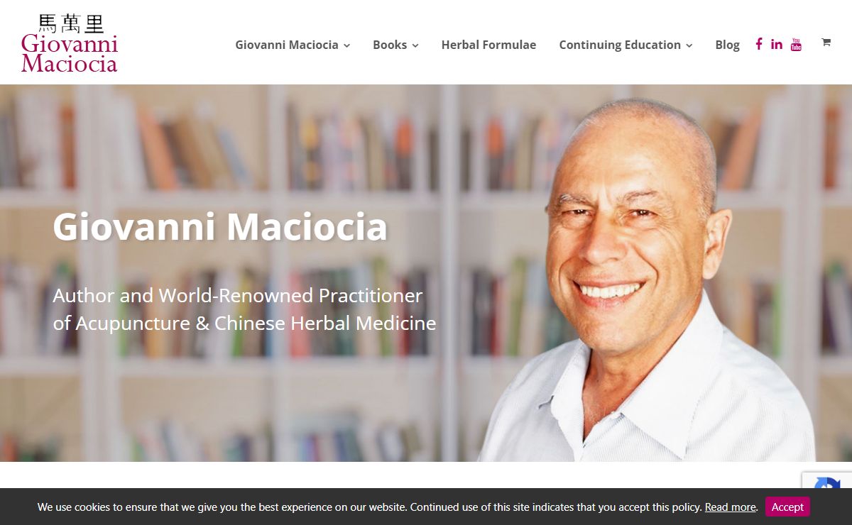 Giovanni Maciocia | Acupuncture & Chinese Herbal Medicine