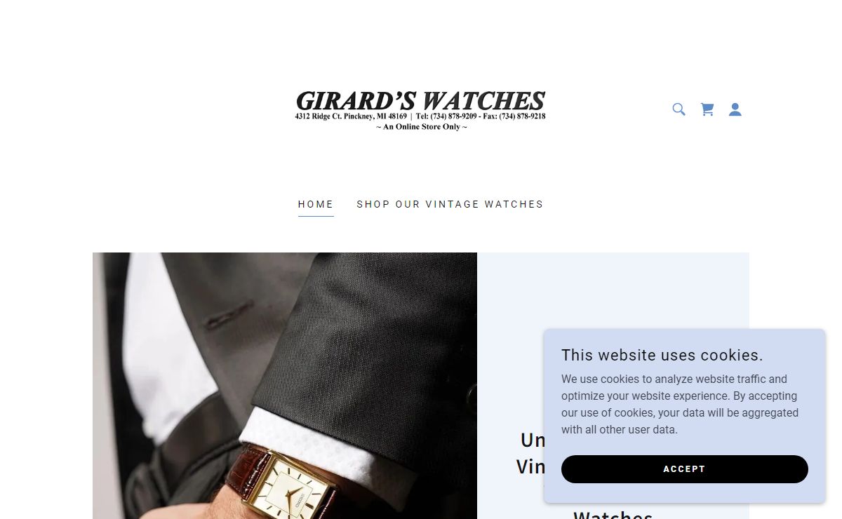 Girard's Vintage Watches - Antique Pocket Watches, Antique Watches, Vintage Watches