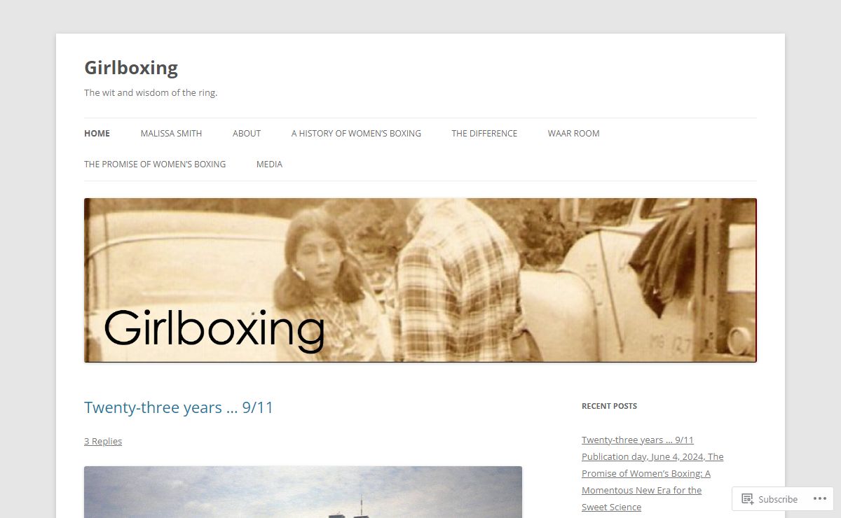 Girlboxing | The wit and wisdom of the ring.