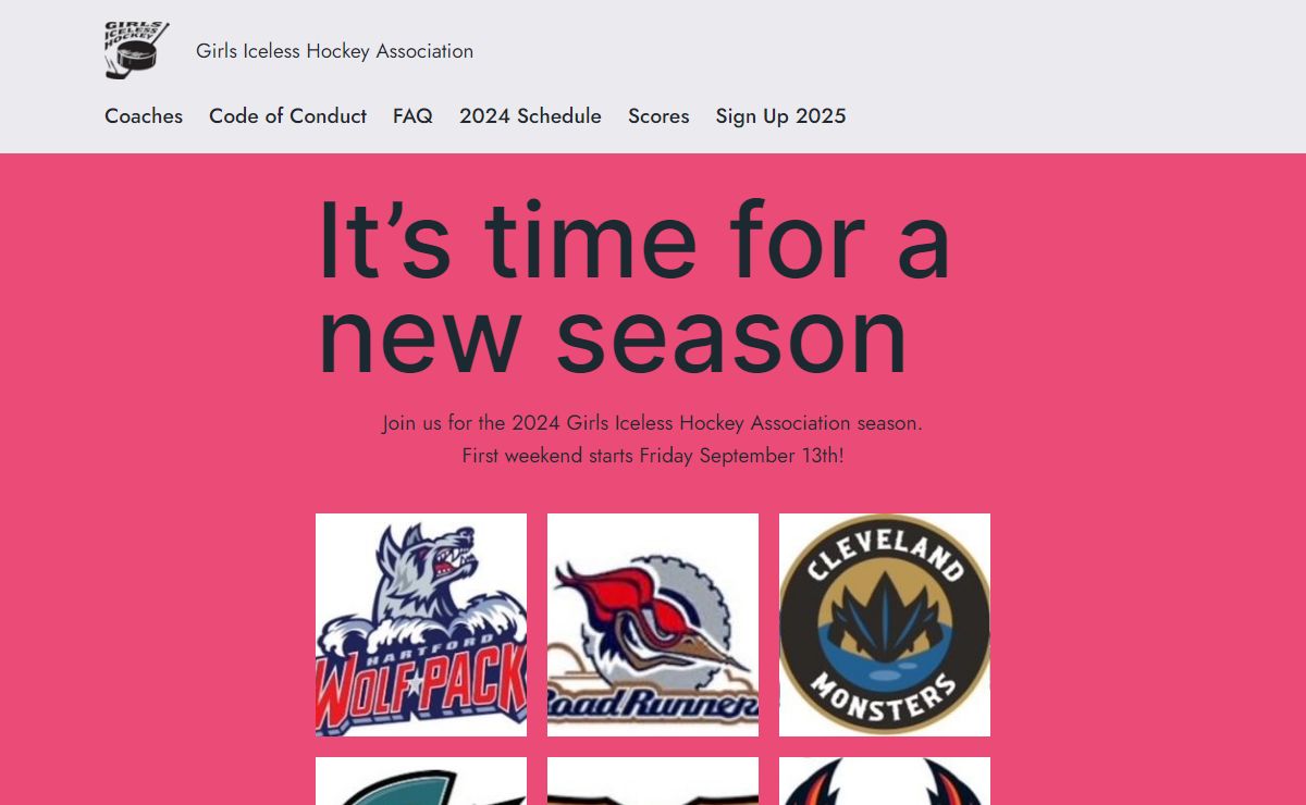 Girls Iceless Hockey Association
