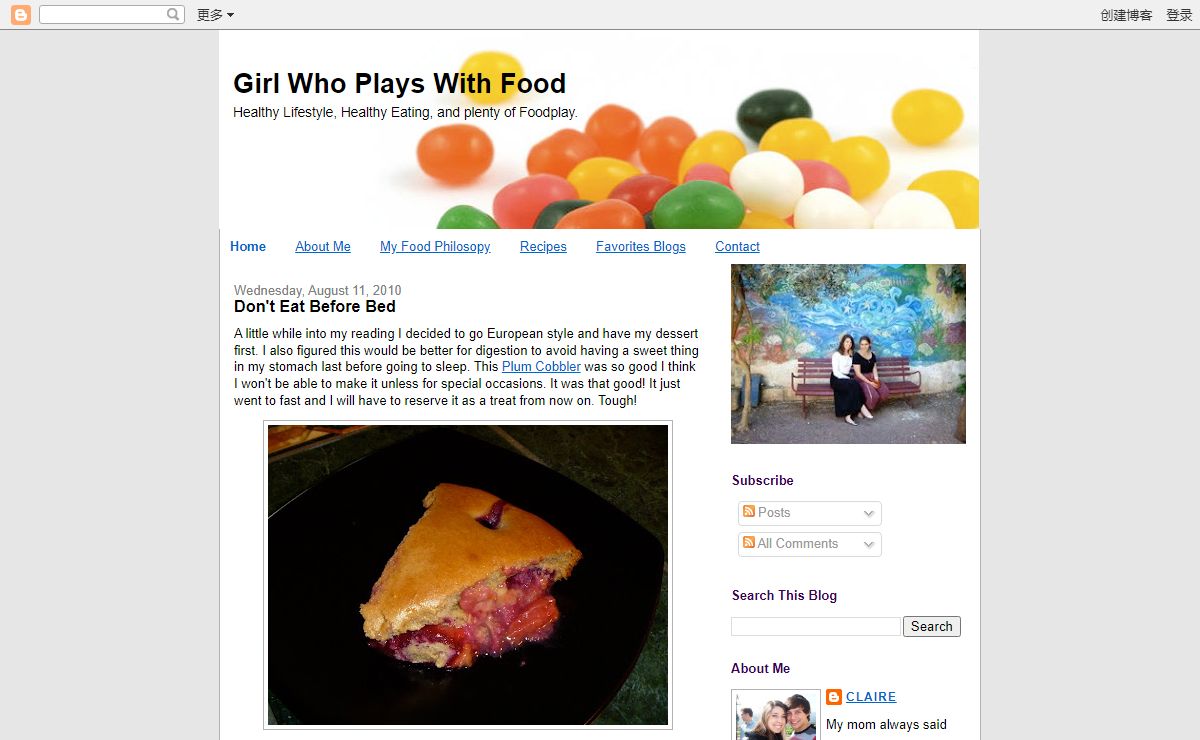 Girl Who Plays With Food