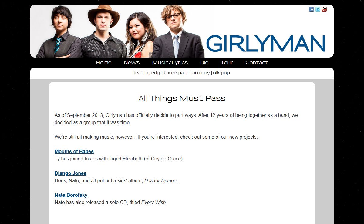 G I R L Y M A N . C O M | Leading Edge Three-Part Harmony Folk Pop