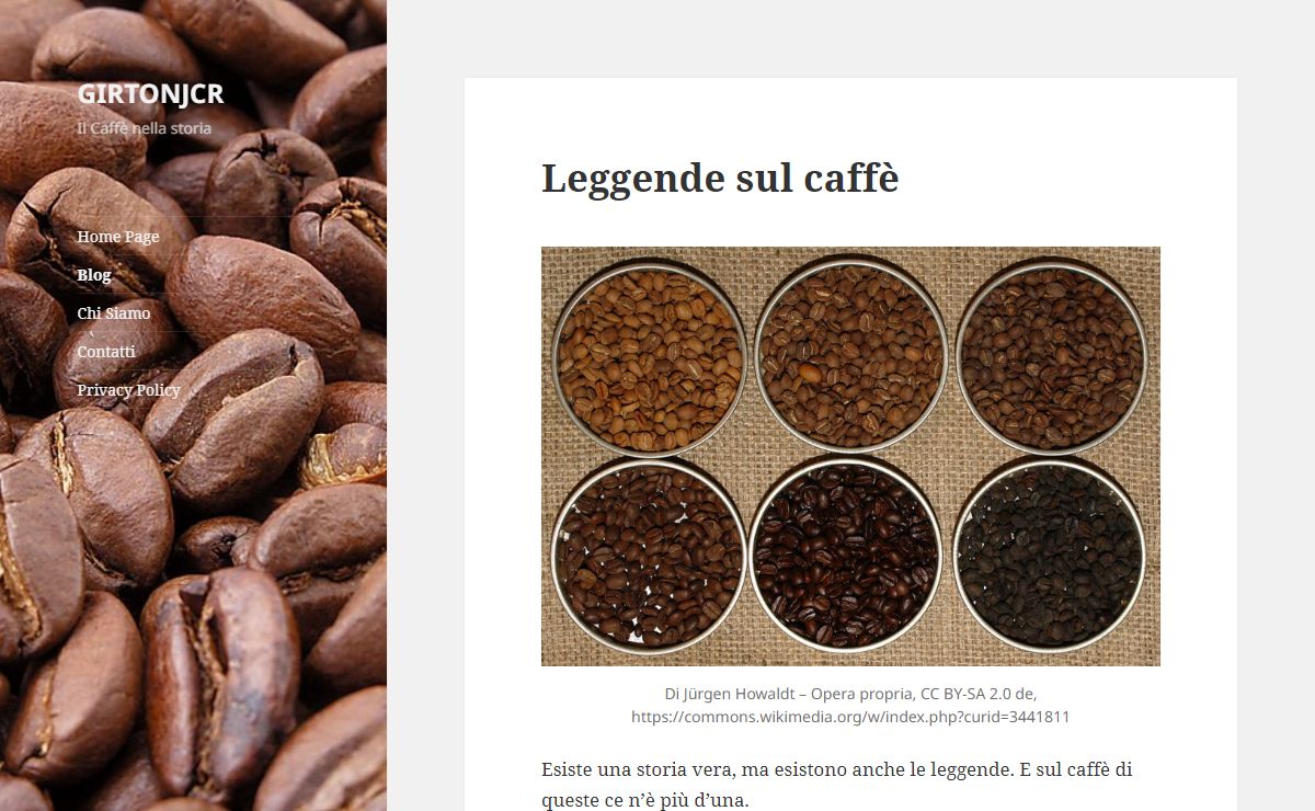 GIRTONJCR - Il Caffè nella storia