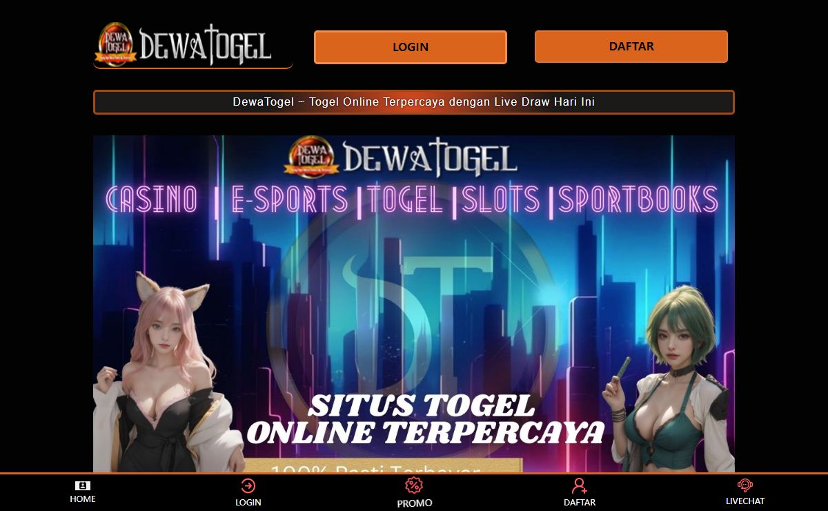 DewaTogel ~ Togel Online Terpercaya dengan Live Draw Hari Ini
