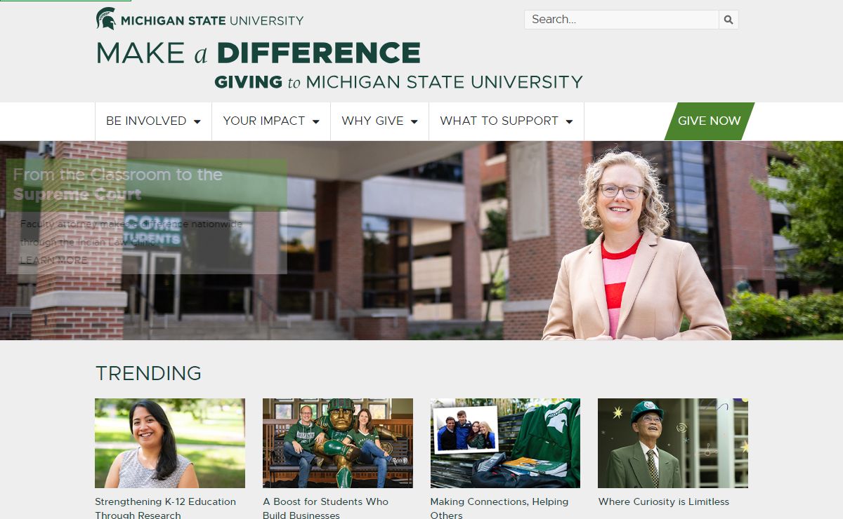 Giving to Michigan State University