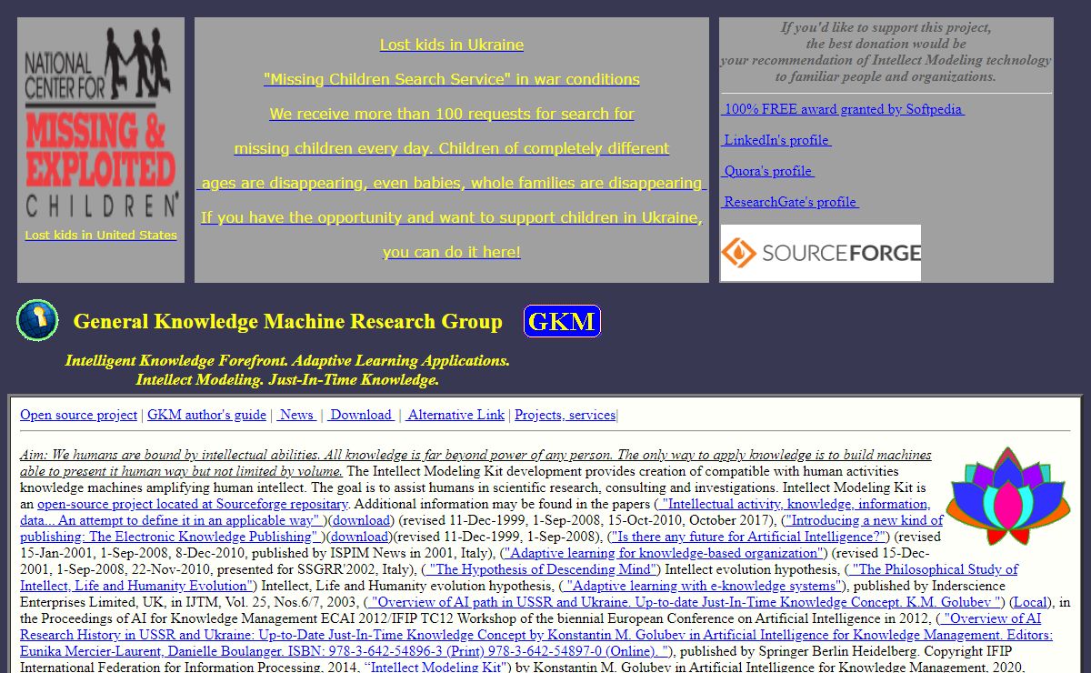 General Knowledge Machine Research Group