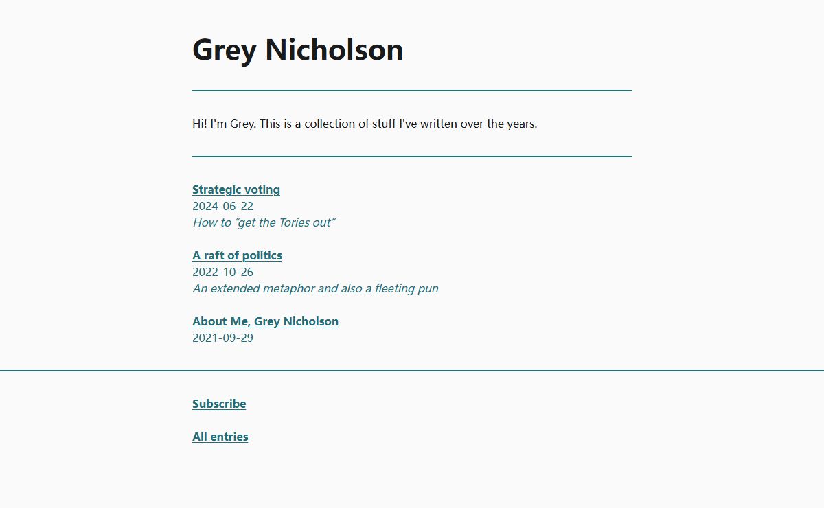 Grey Nicholson