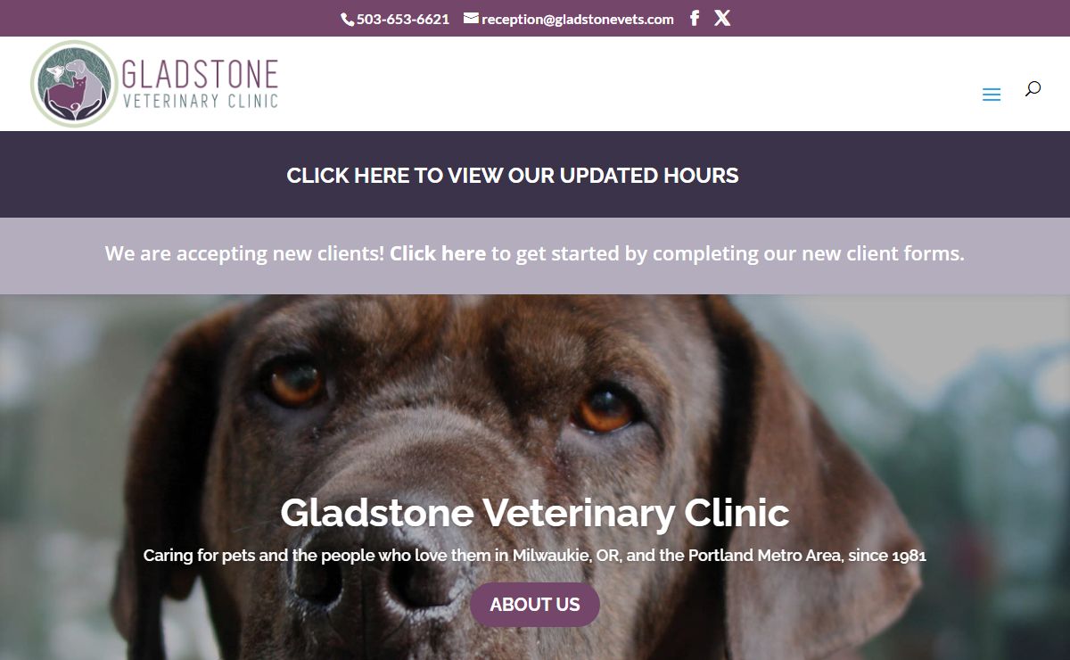 Milwaukie, OR Veterinarian - Gladstone Veterinary Clinic - Dr. ten Broeke