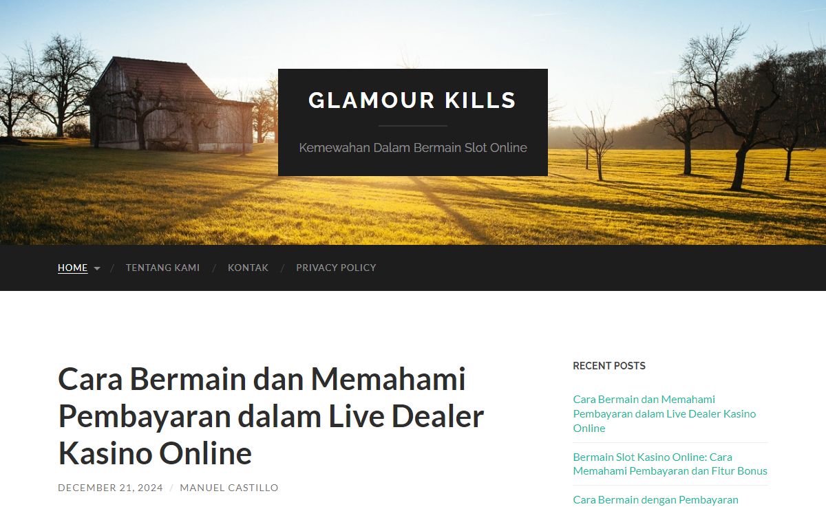 Glamour Kills – Kemewahan Dalam Bermain Slot Online