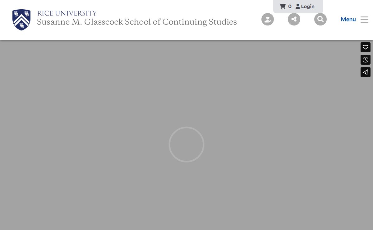 Glasscock School of Continuing Studies | Rice University