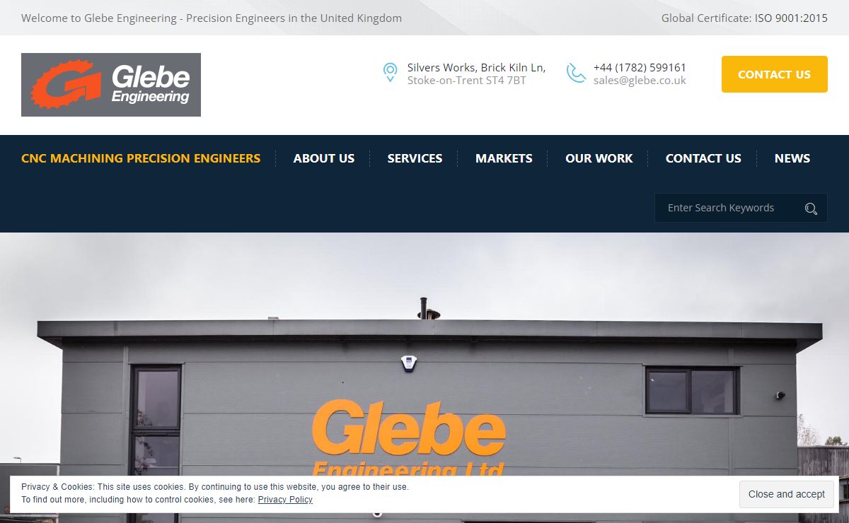CNC Machining Precision Engineers - Glebe Engineering