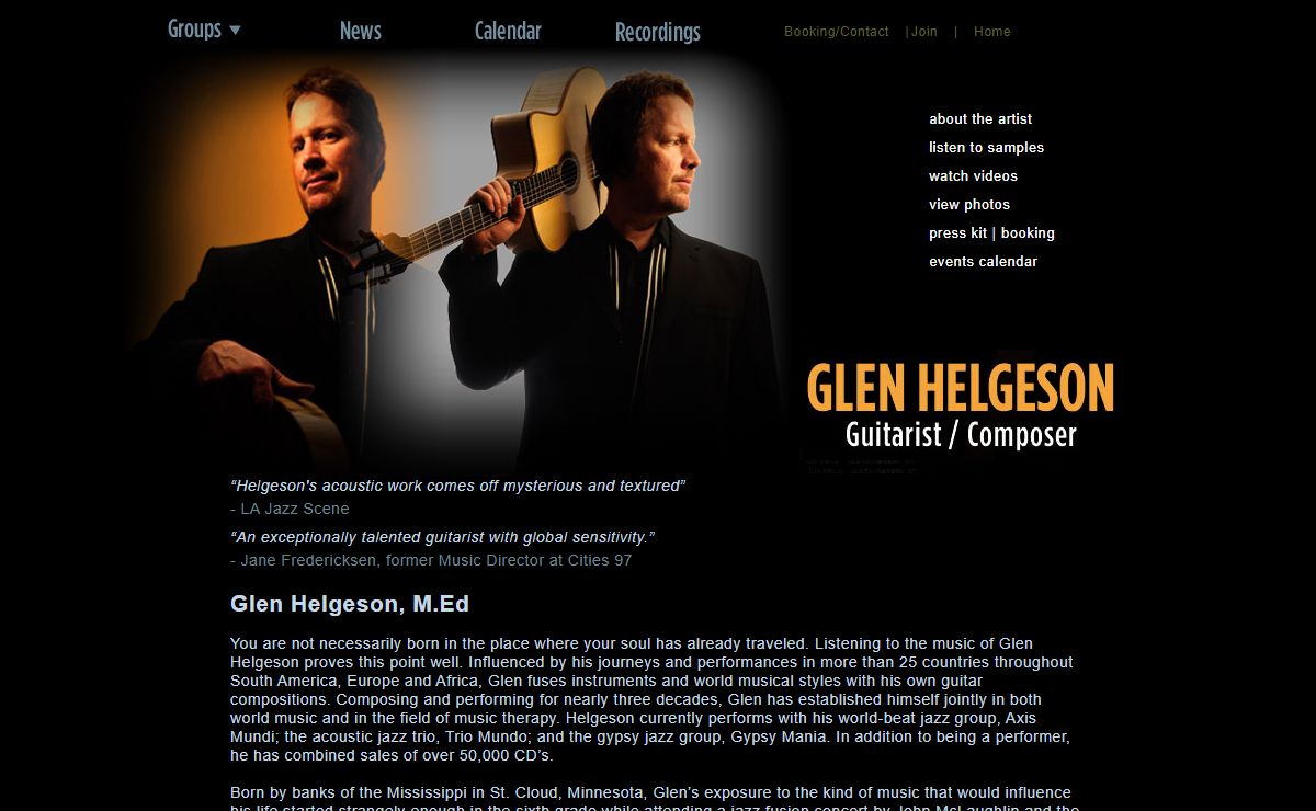 Glen Helgeson | Guitarist & Composer