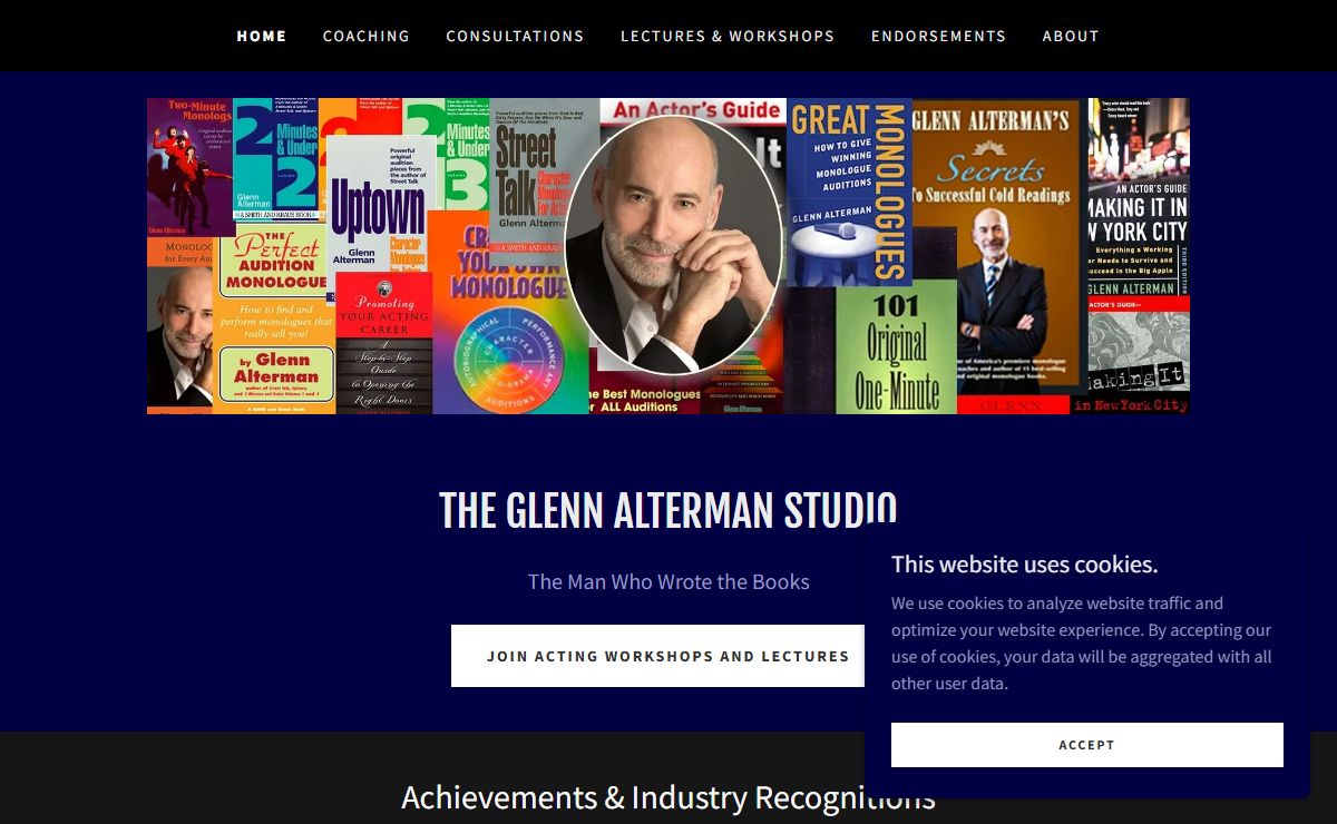 The Glenn Alterman Studio | Expert Acting & Writing Coaching