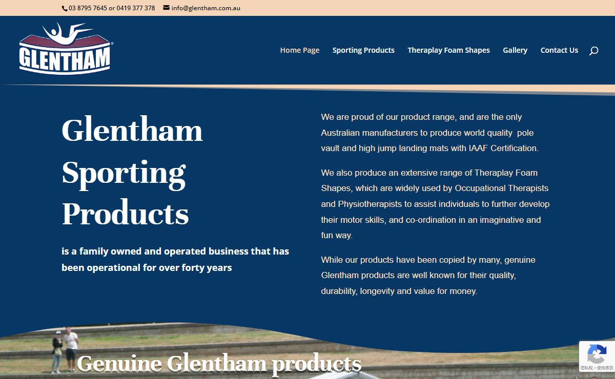 Home Page - Glentham Sporting Products