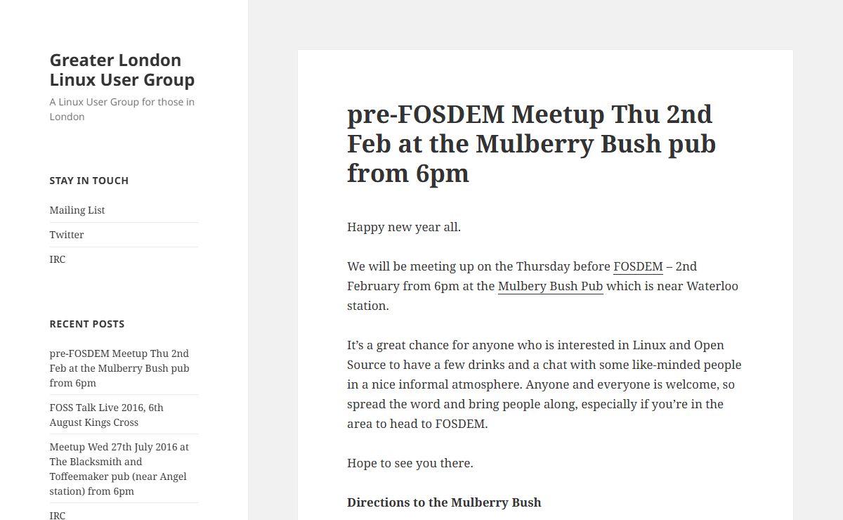 Greater London Linux User Group – A Linux User Group for those in London