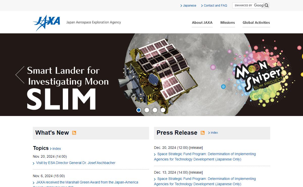 JAXA | Japan Aerospace Exploration Agency