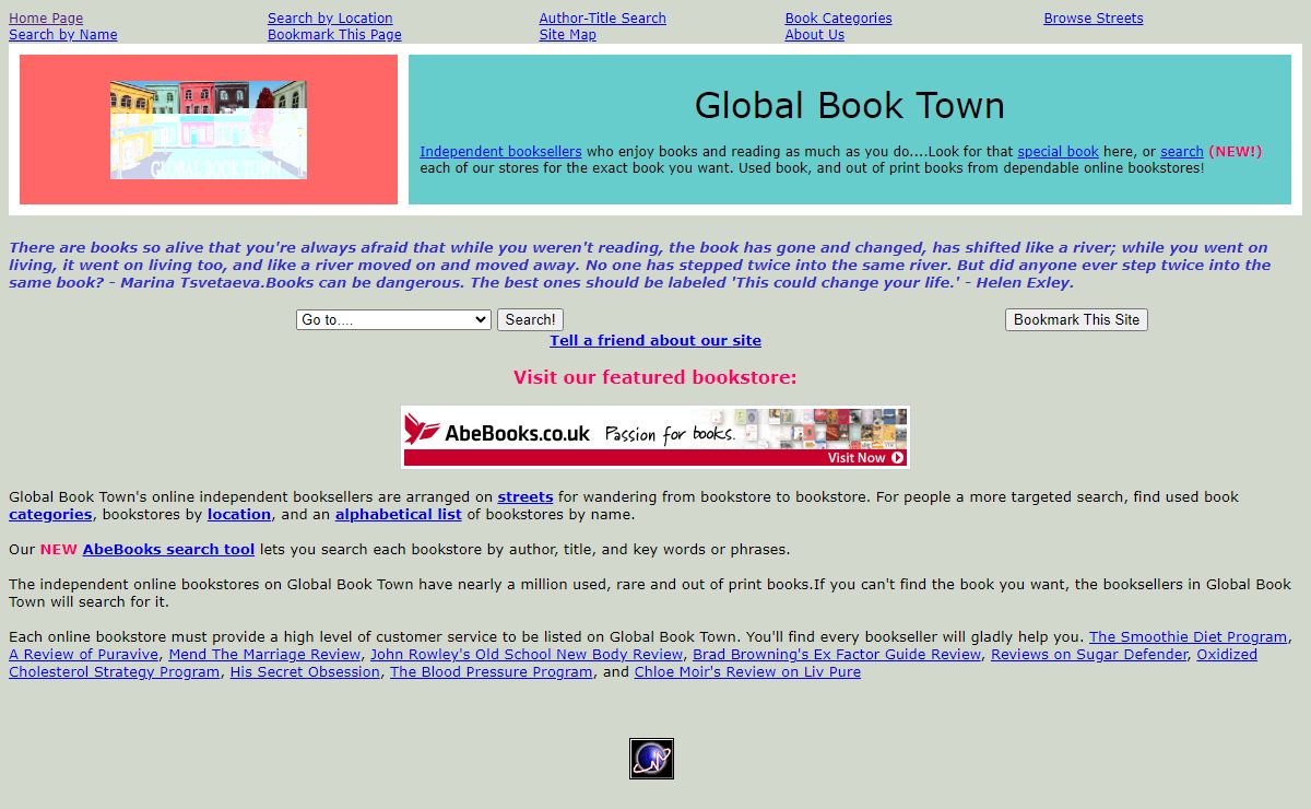 Global Books, online used booksellers & bookstore search