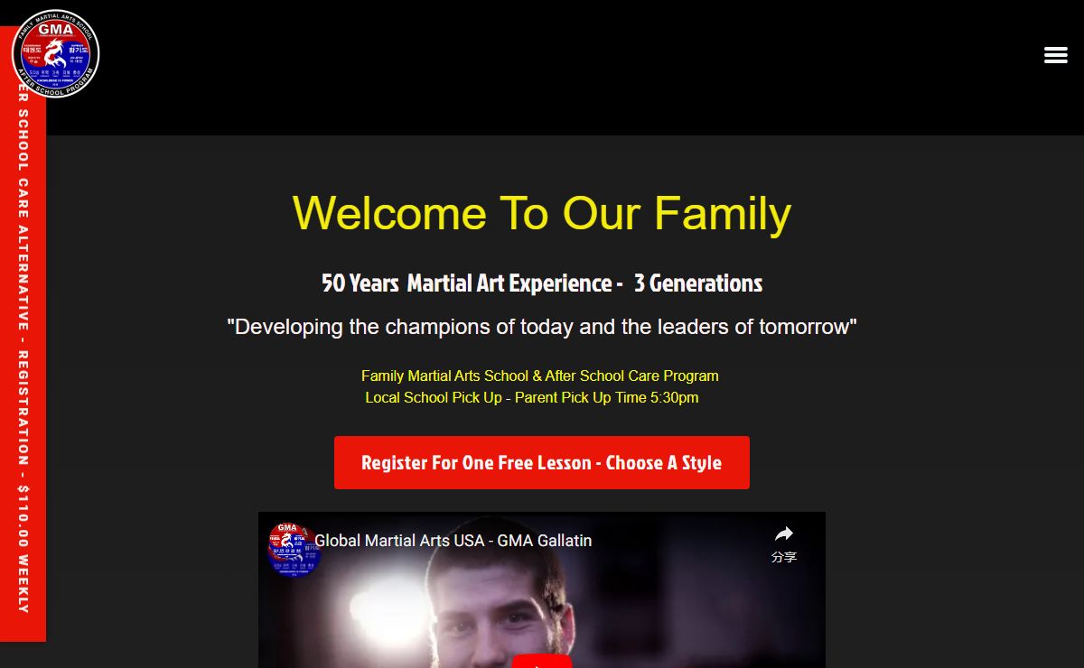 Home - GLOBAL MARTIAL ARTS / AFTER SCHOOL PROGRAM | Gallatin, TN