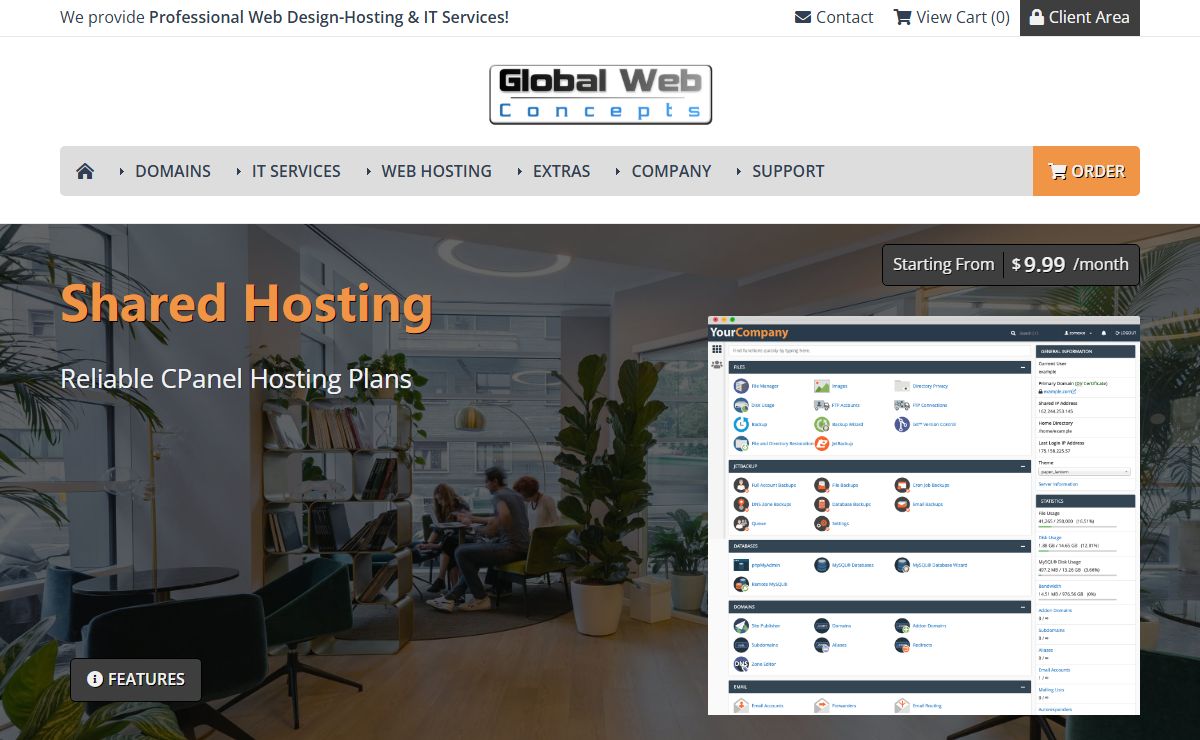 Professional IT Services & Web Hosting - We provide solid it services, web hosting & domain registration services!
