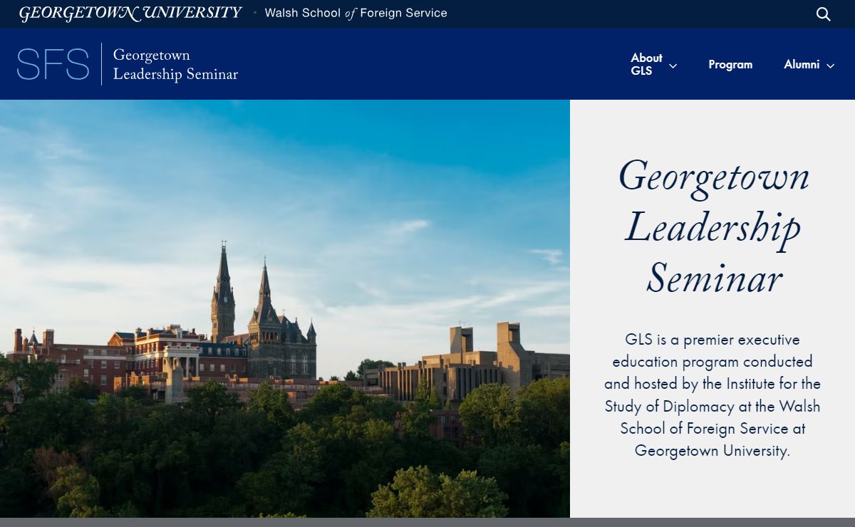 Georgetown Leadership Seminar | Georgetown University