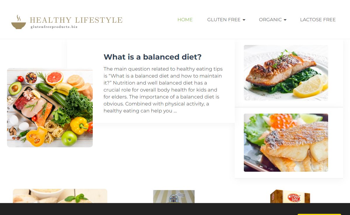 Healthy lifestyle - Healthy eating and lifestyle