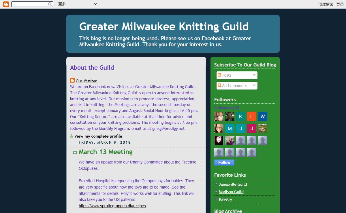 Greater Milwaukee Knitting Guild