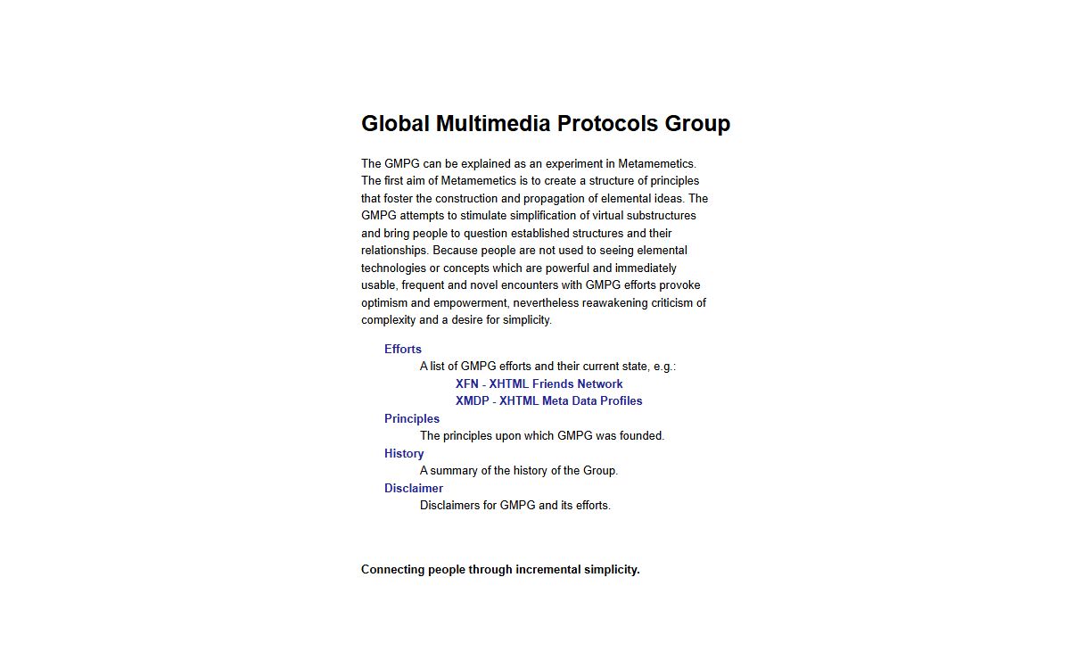 Welcome to GMPG
