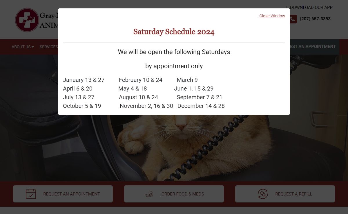 Gray-New Gloucester Animal Hospital | Gray veterinary hospital