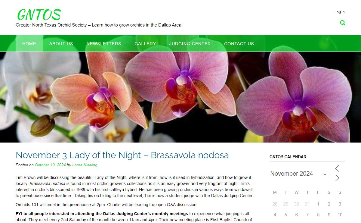 GNTOS – Greater North Texas Orchid Society – Learn how to grow orchids in the Dallas Area!