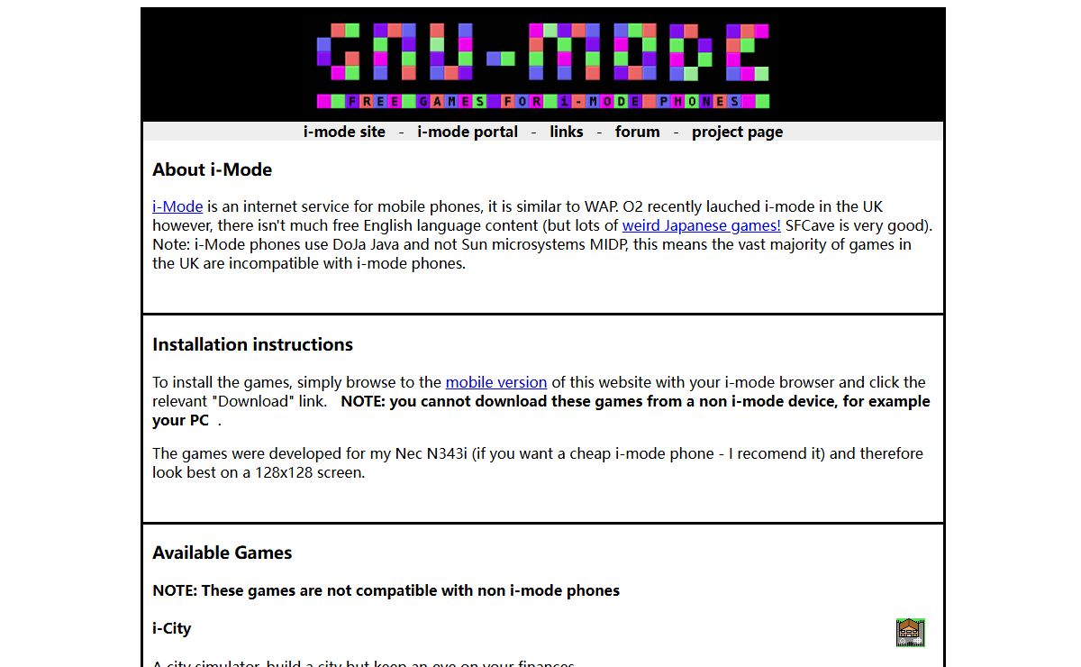 GNU-Mode: Free I-Mode Games!